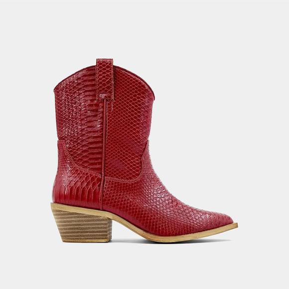 SHU SHOP Shoes - NEW SHU SHOP women's zouzou boot in dark red